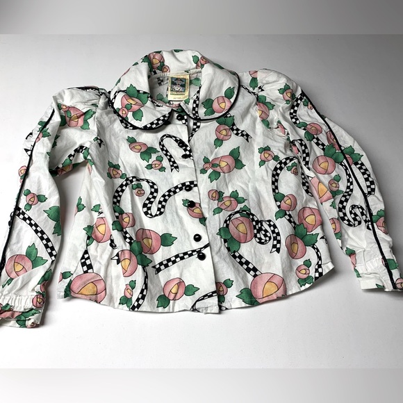 Vintage RARE Mary Englebreit Daisy Kingdom Girls Top Size 10 - Picture 1 of 6